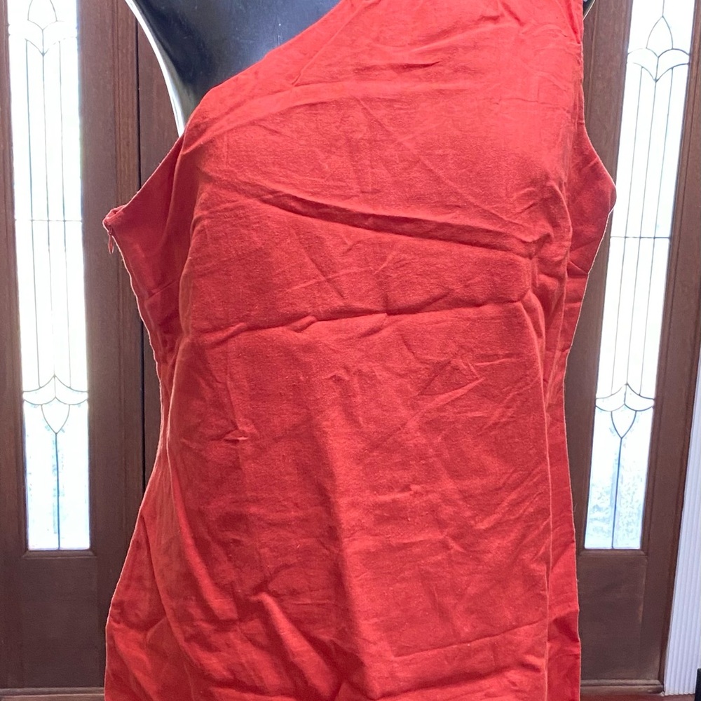 ASOS Elegant One-Shoulder Red Dress